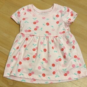 Garanimals Pink Cherry Print Casual Dress